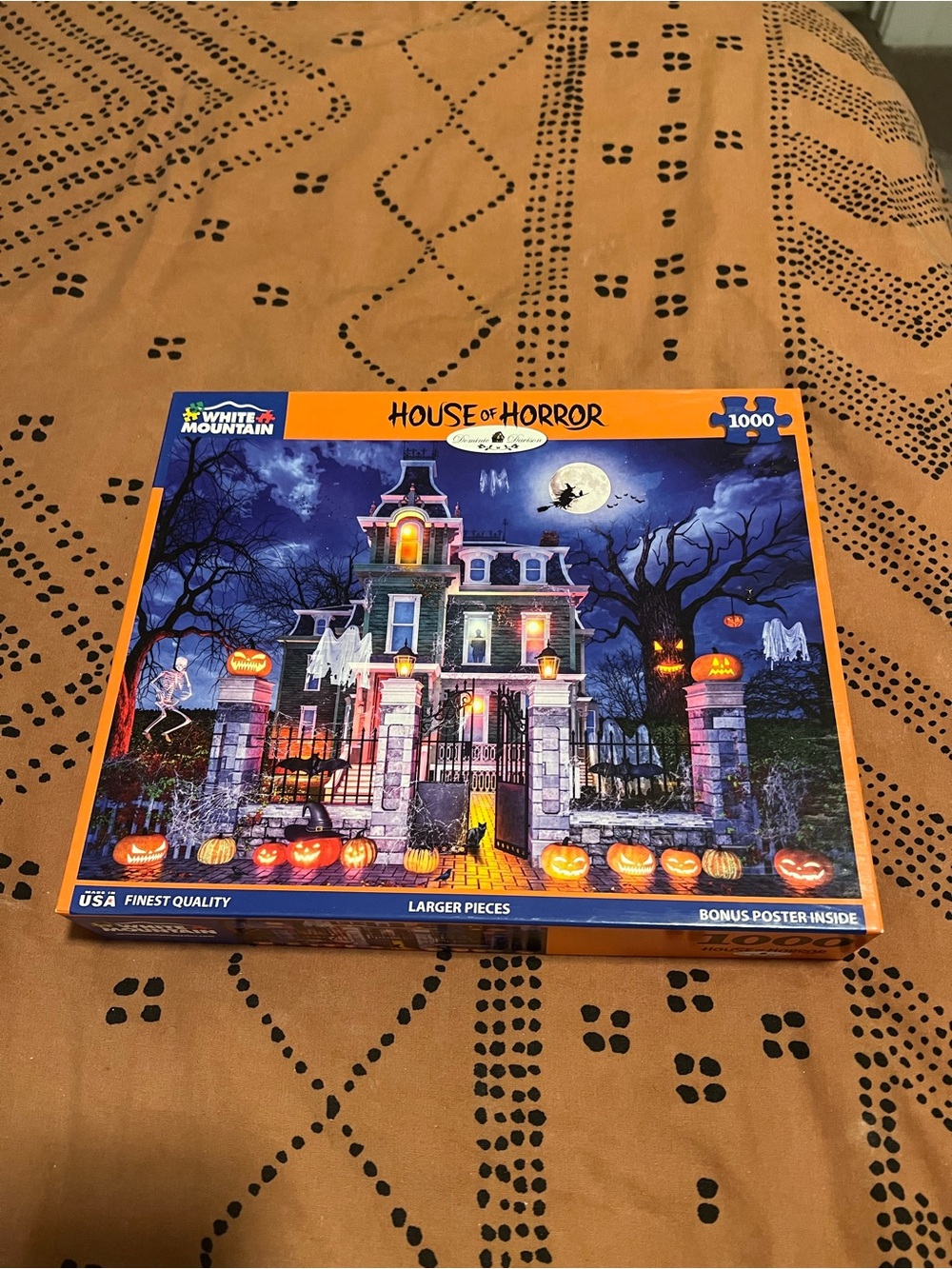 White Mountain House of Horror 1000-Piece Puzzle